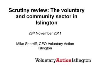 Scrutiny review: The voluntary and community sector in Islington