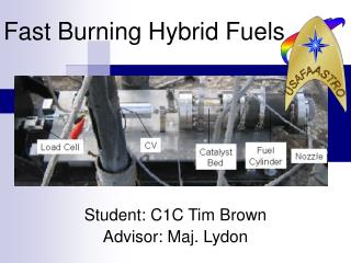 Student: C1C Tim Brown Advisor: Maj. Lydon