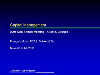 Capital Management