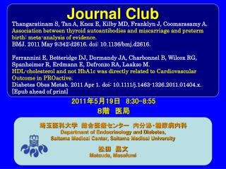 Journal Club