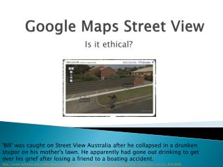 Google Maps Street View