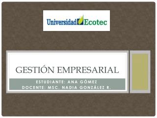 Gestión empresarial