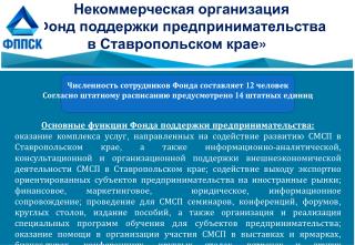 Численность сотрудников Фонда составляет 12 человек