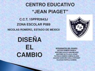 CENTRO EDUCATIVO “JEAN PIAGET”