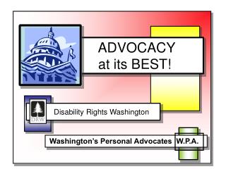 ADVOCACY at its BEST!