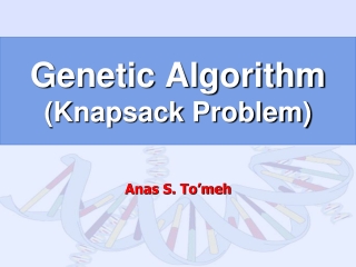 Genetic Algorithm (Knapsack Problem)