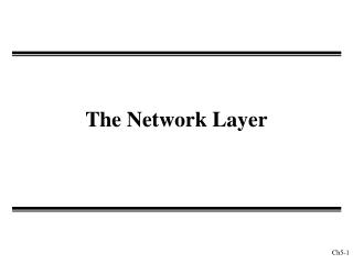 The Network Layer