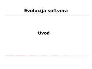 Evolucija softvera