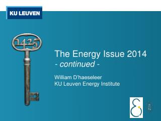 The Energy Issue 2014 - continued -