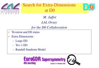 Search for Extra-Dimensions at D0