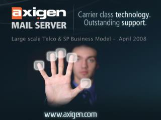 Large scale Telco &amp; SP Business Model – April 2008