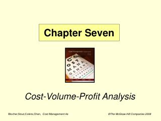 Cost-Volume-Profit Analysis