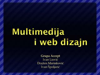 Multimedija i web dizajn