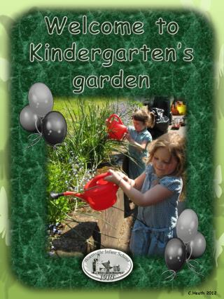 Welcome to Kindergarten’s garden