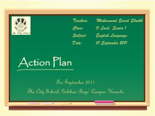 Action Plan