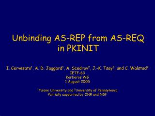 Unbinding AS-REP from AS-REQ in PKINIT