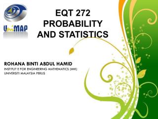 ROHANA BINTI ABDUL HAMID INSTITUT E FOR ENGINEERING MATHEMATICS (IMK) UNIVERSITI MALAYSIA PERLIS