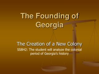 The Founding of Georgia