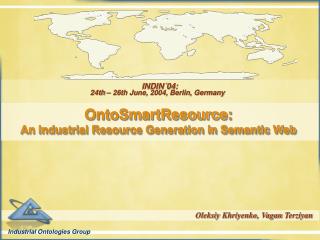 Industrial Ontologies Group