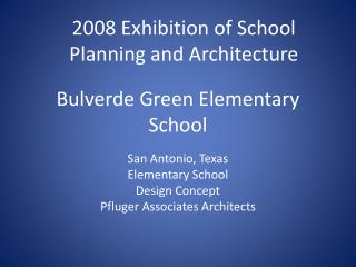 Bulverde Green Elementary School