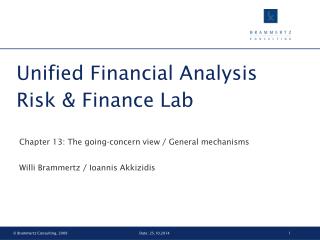 Unified Financial Analysis Risk &amp; Finance Lab