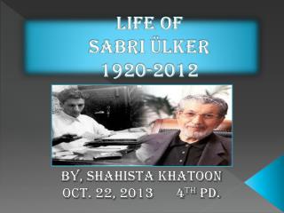 Life of Sabri Ülker 1920-2012