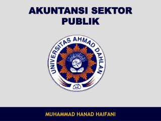 AKUNTANSI SEKTOR PUBLIK