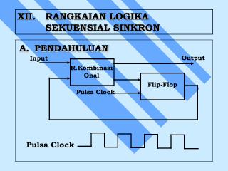 RANGKAIAN LOGIKA SEKUENSIAL SINKRON
