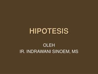 HIPOTESIS