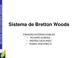 Sistema de Bretton Woods