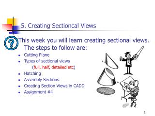 5. Creating Sectioncal Views