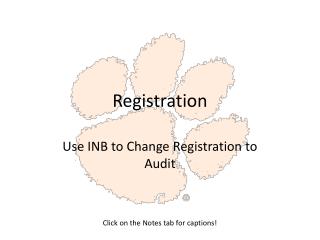 Registration