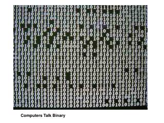 Computers Talk Binary
