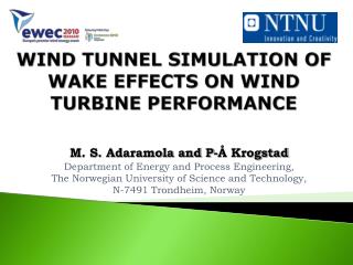 WIND TUNNEL SIMULATION OF WAKE EFFECTS ON WIND TURBINE PERFORMANCE