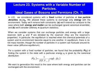 The Gibbs Factor