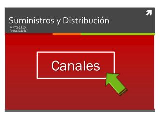 Suministros y Distribución