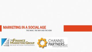 MARKETING IN A SOCIAL AGE