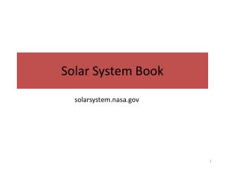 Solar System Book