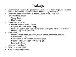 Trabajo