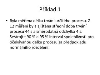 P říklad 1