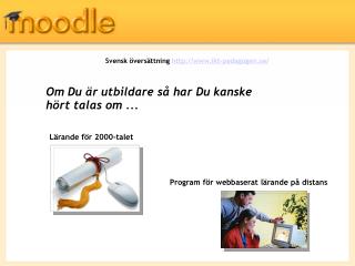 Om Du är utbildare så har Du kanske hört talas om ...