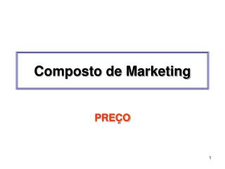 Composto de Marketing