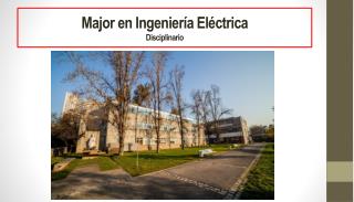 Major en Ingeniería Eléctrica Disciplinario