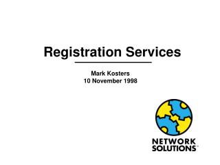 Registration Services