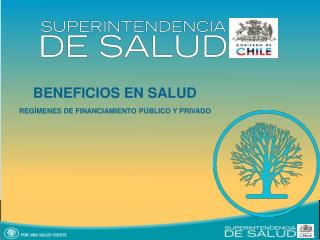 BENEFICIOS EN SALUD REGÍMENES DE FINANCIAMIENTO PÚBLICO Y PRIVADO