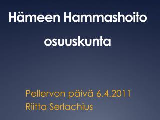 Hämeen Hammashoito osuuskunta