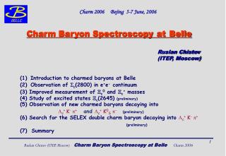 Charm Baryon Spectroscopy at Belle