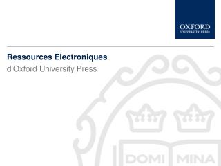 Ressources Electroniques