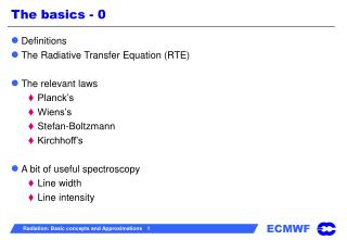 The basics - 0