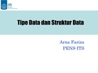 Tipe Data dan Struktur Data